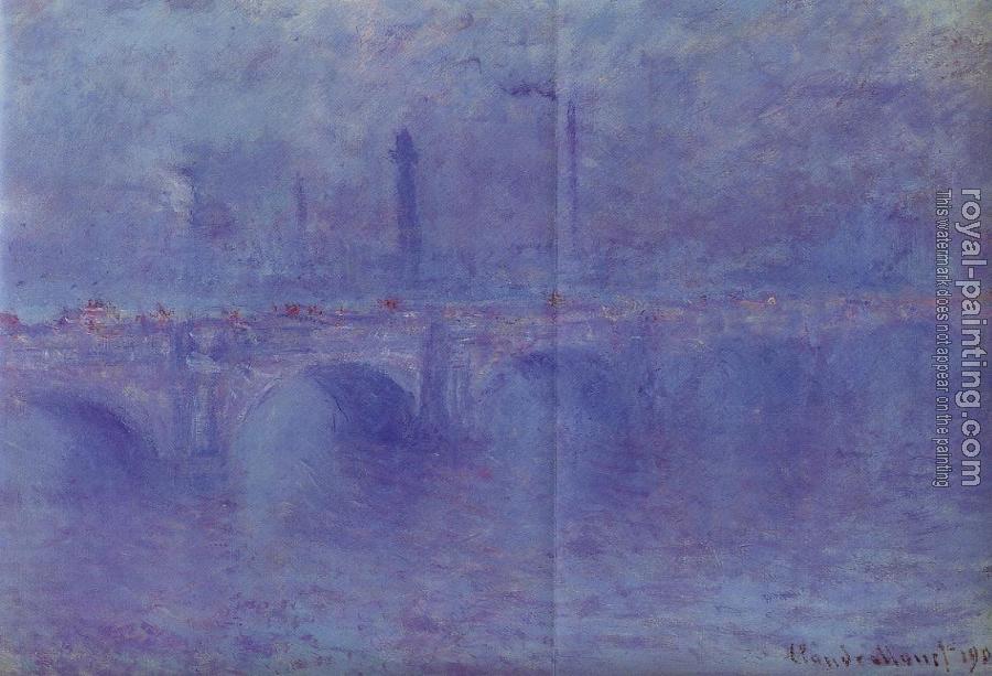 Claude Oscar Monet : Waterloo Bridge, Fog Effect